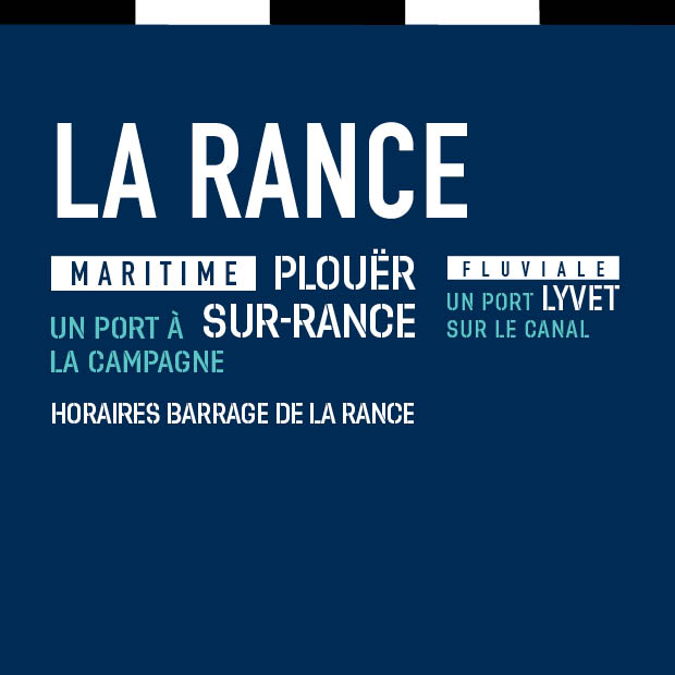 Guide du port de La Rance
Port maritime de Plouër-sur-Rance
Port fluvial de Lyvet
Horaires du barrage de La Rance
Horaires des marées